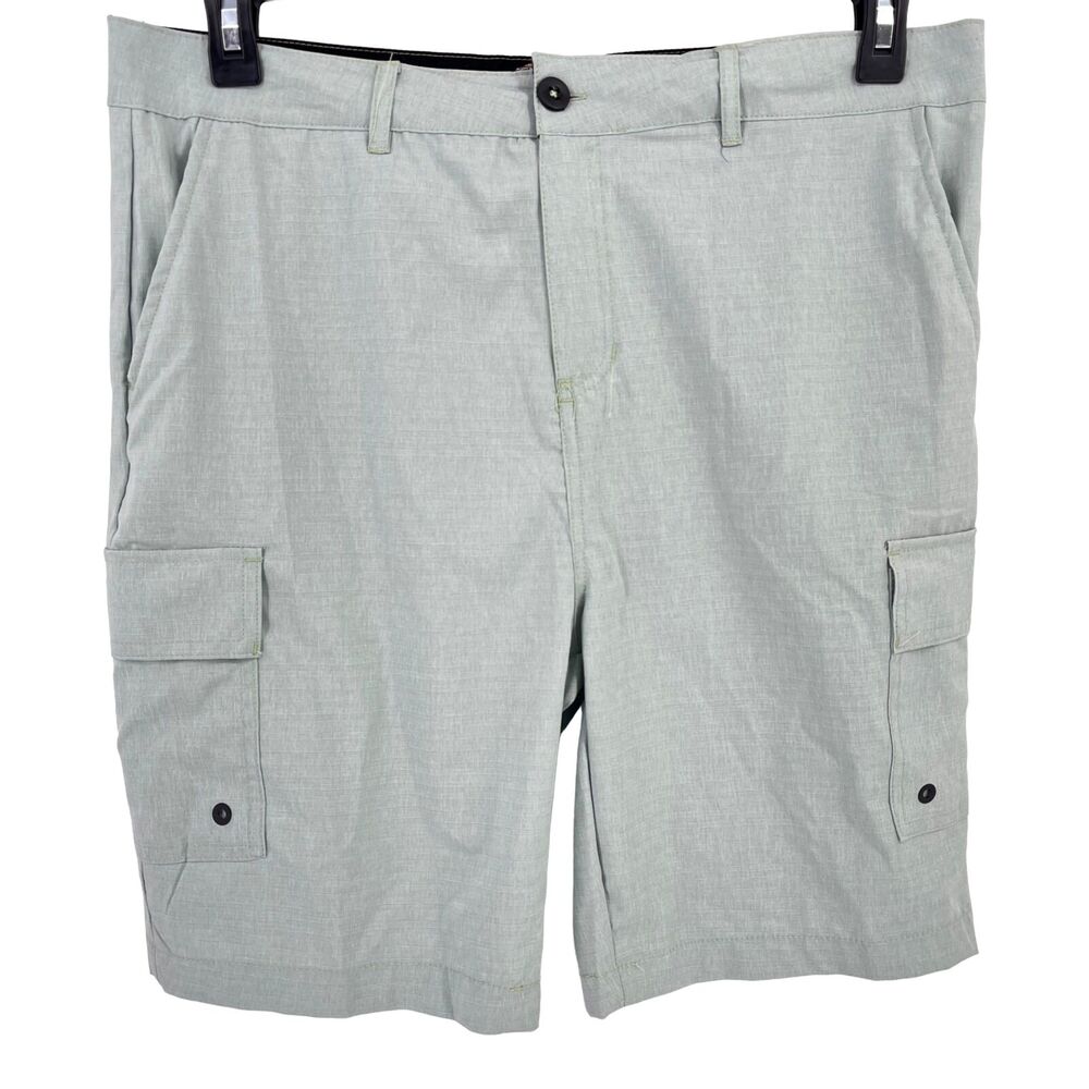 First Waves Boys Rip Stop Cargo Shorts Size 18 Light Blue Summer School Uniform
